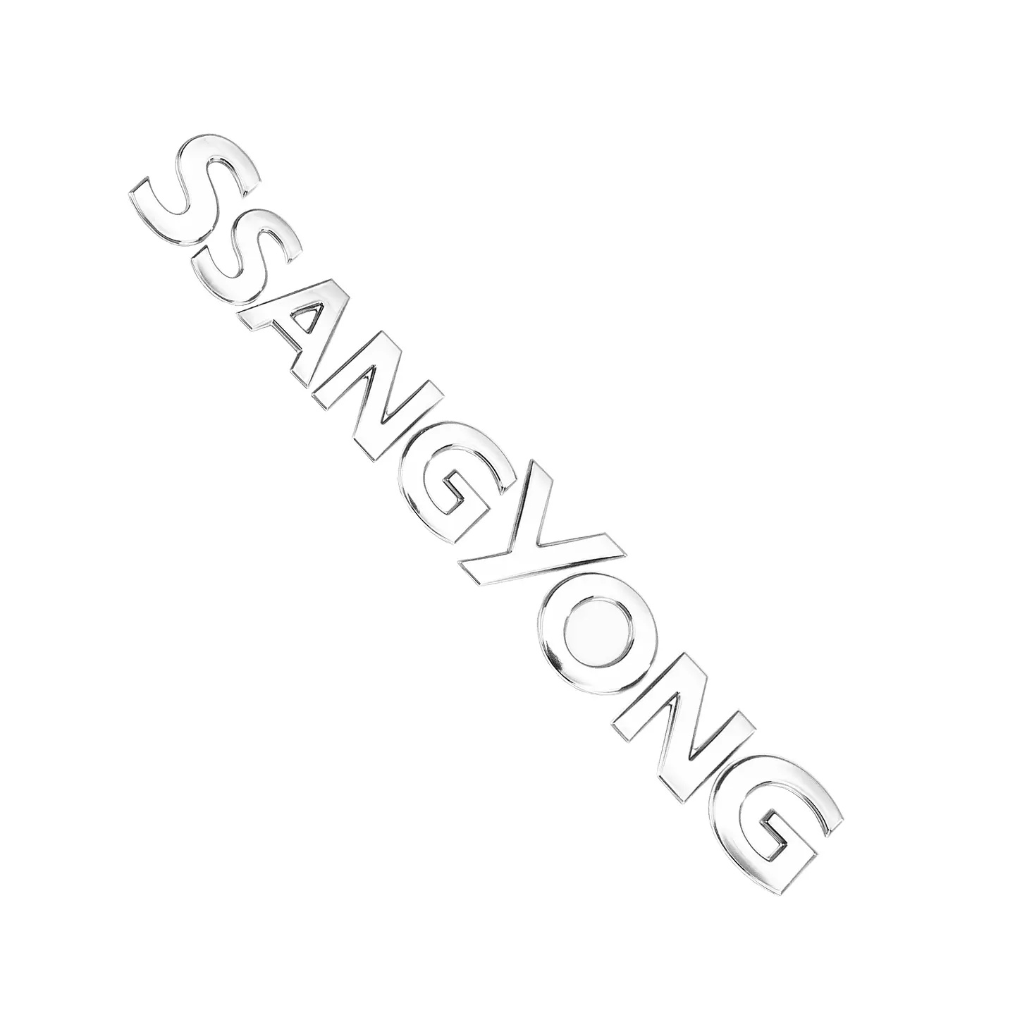 Logo Emblema Para Ssangyong 21,1cm X 2,9cm 4