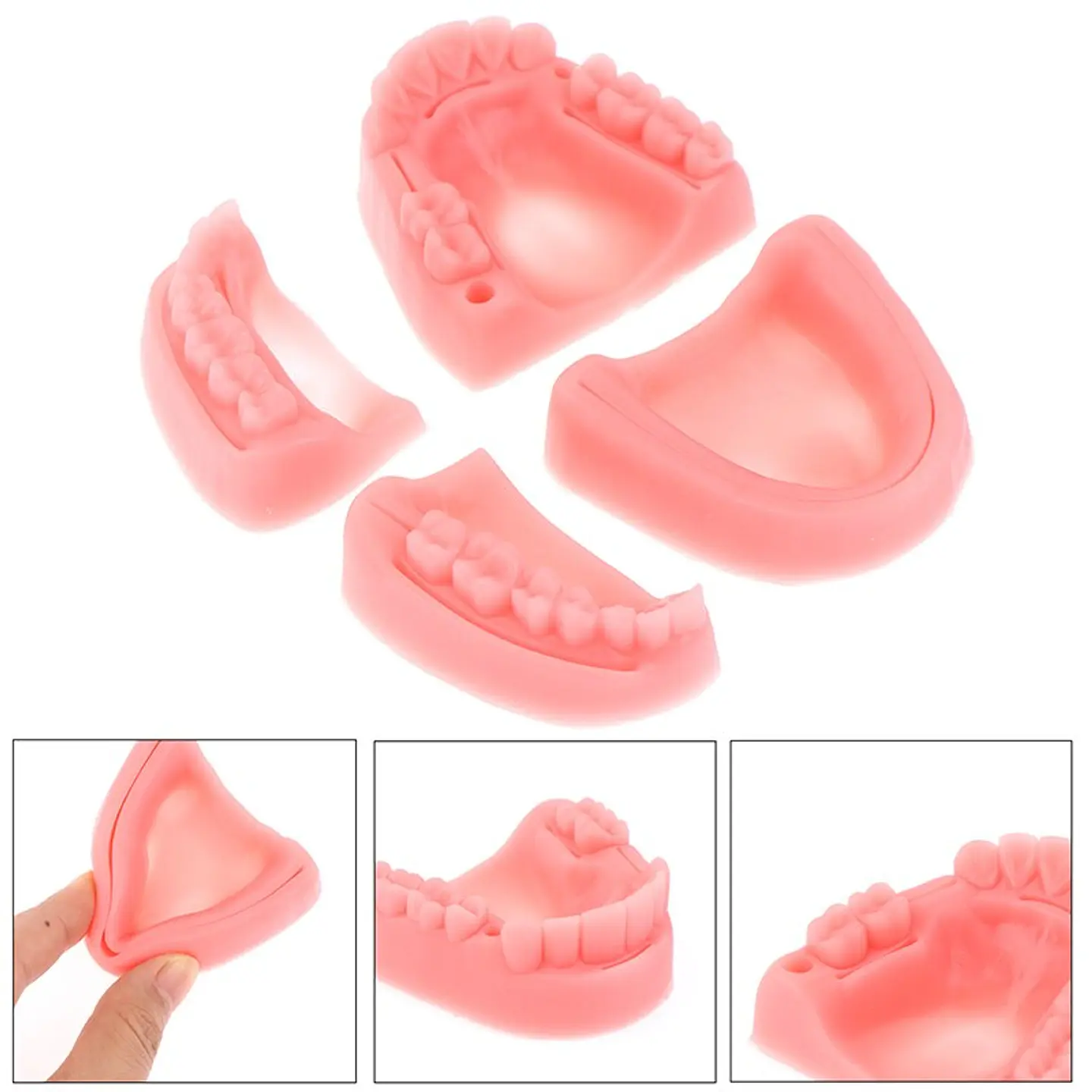Set 4 Piezas Dental Kit Práctica Sutura Cirujano Dentista 1