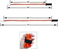 Leash Seguridad Cuerda Retráctil Para Remo Kayak Paddle - Miniatura 5