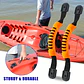 X2 Asas Mango Manillas Transporte Kayak Canoas Etc - Miniatura 6