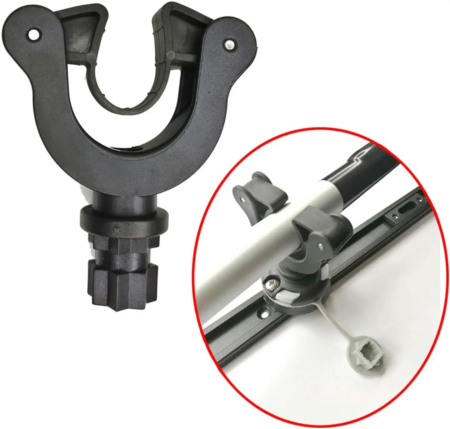 Soporte Porta Remo Para Kayak Adaptador Tipo Estrella 3