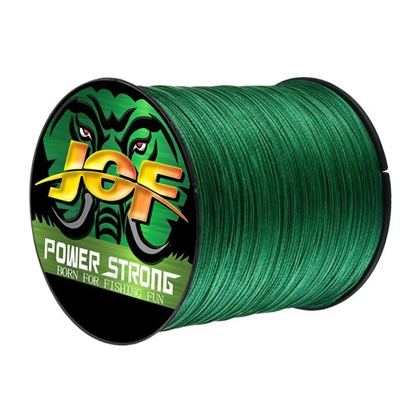Multifilamento Línea Pesca Jof Power Strong 300m X4 0.23mm 13.6kg verde 1