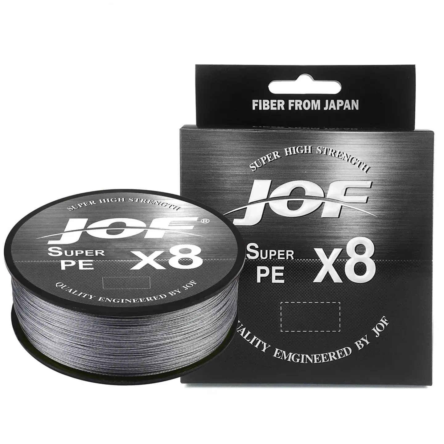 Multifilamento Linea Pesca Jof Super Pe X8 150m 0.28mm 18.2k Gris 1