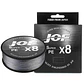 Multifilamento Linea Pesca Jof Super Pe X8 150m 0.28mm 18.2k Gris - Miniatura 1