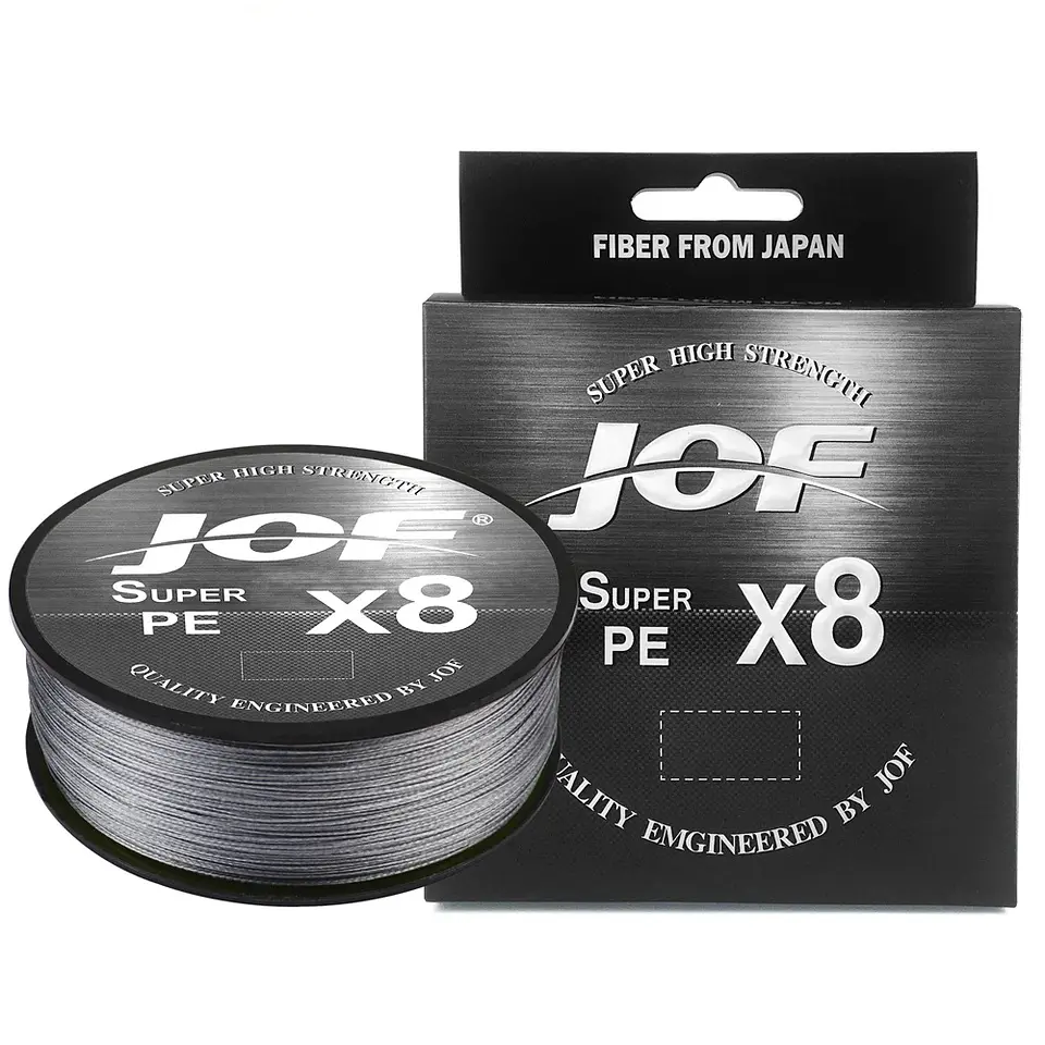 Multifilamento Linea Pesca Jof Super Pe X8 150m 0.28mm 18.2k Gris 1