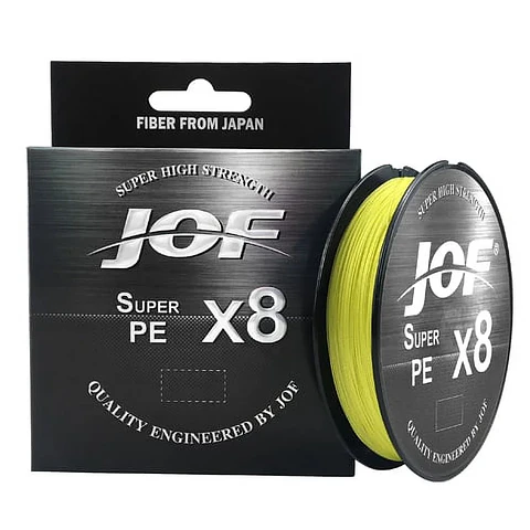 Multifilamento Linea Pesca Jof Super Pe X8 150m 0.23mm 13.6k Amarillo