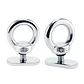 2x Ojales Para Amarre Tornillo M6 Para Riel Kayak Barco Etc - Miniatura 1