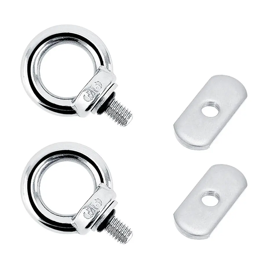 2x Ojales Para Amarre Tornillo M6 Para Riel Kayak Barco Etc 5