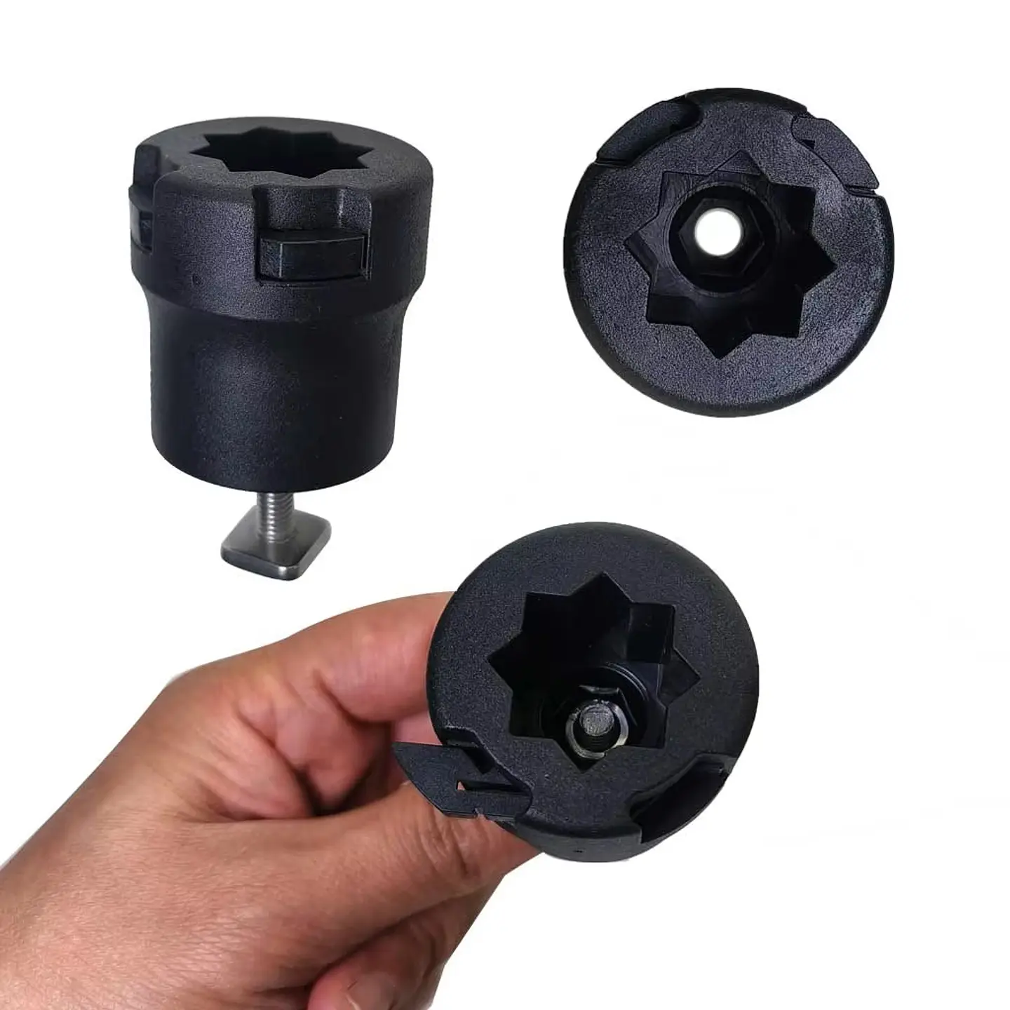 Adaptador Accesorios Tipo Estrella Para Riel Kayak Bote Etc 1