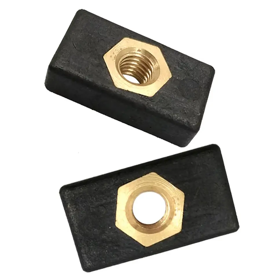 4x Tuercas Deslizante M6 Riel De Kayak Adaptador Accesorios 4