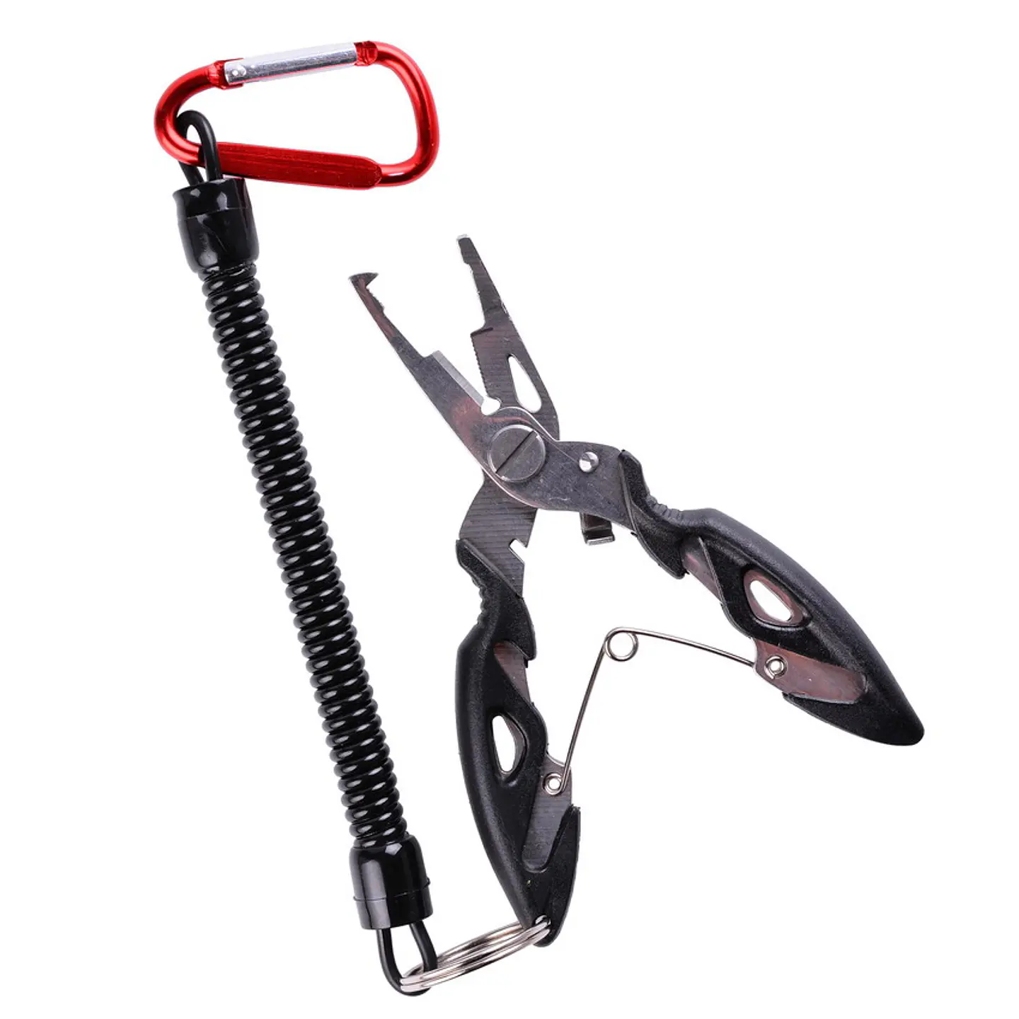 Alicate Pesca Pinzas Anzuelo Herramienta Cortante Multifunción Negro 1