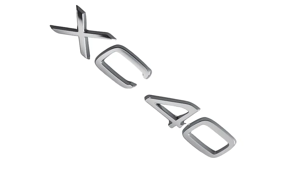 Logo Xc 40 Emblema Para Volvo Xc40 15.3x2.9cm 1