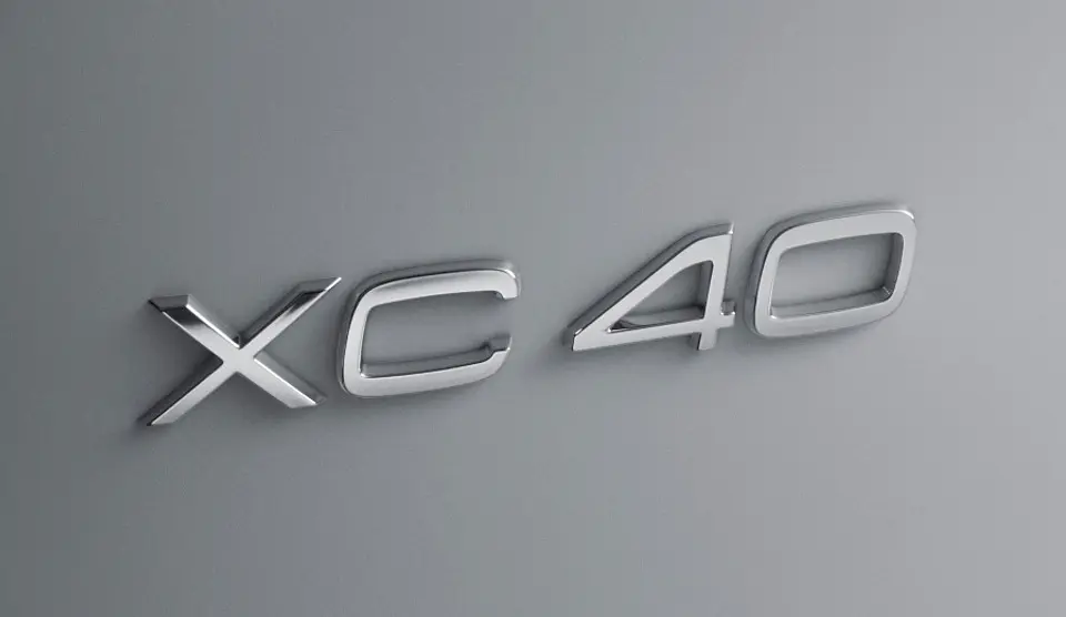 Logo Xc 40 Emblema Para Volvo Xc40 15.3x2.9cm 3