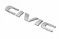 Logo Emblema Para Honda Civic 14.2x2cm - Miniatura 1