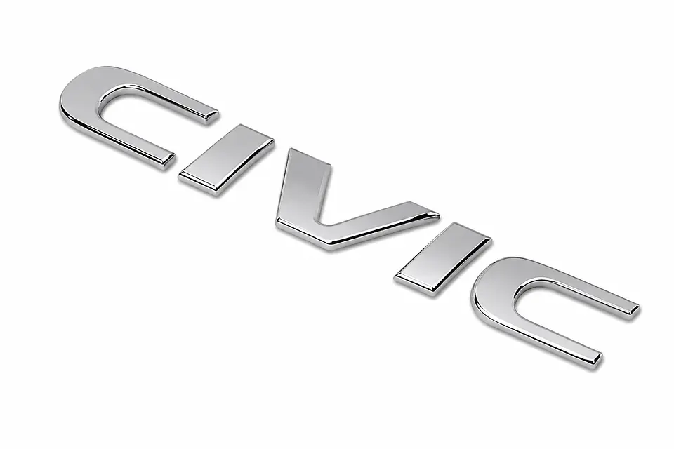 Logo Emblema Para Honda Civic 14.2x2cm 1