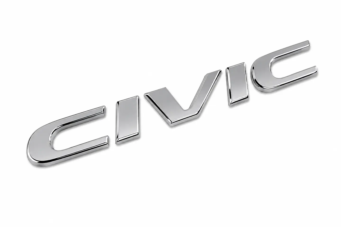 Logo Emblema Para Honda Civic 14.2x2cm 2