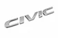 Logo Emblema Para Honda Civic 14.2x2cm - Miniatura 2