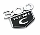 Logo Hemblema Para Chrysler 300 Hemi C 9x6cm - Miniatura 1