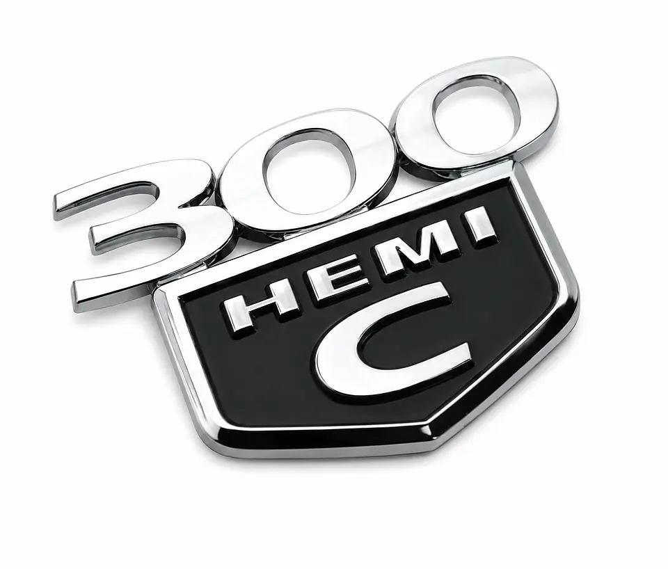 Logo Hemblema Para Chrysler 300 Hemi C 9x6cm 1