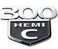 Logo Hemblema Para Chrysler 300 Hemi C 9x6cm - Miniatura 4