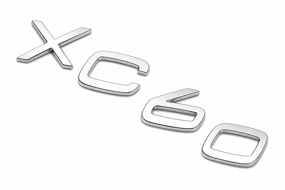 Logo Xc60 Emblema Para Volvo Xc 60 15.3x2.9cm 2