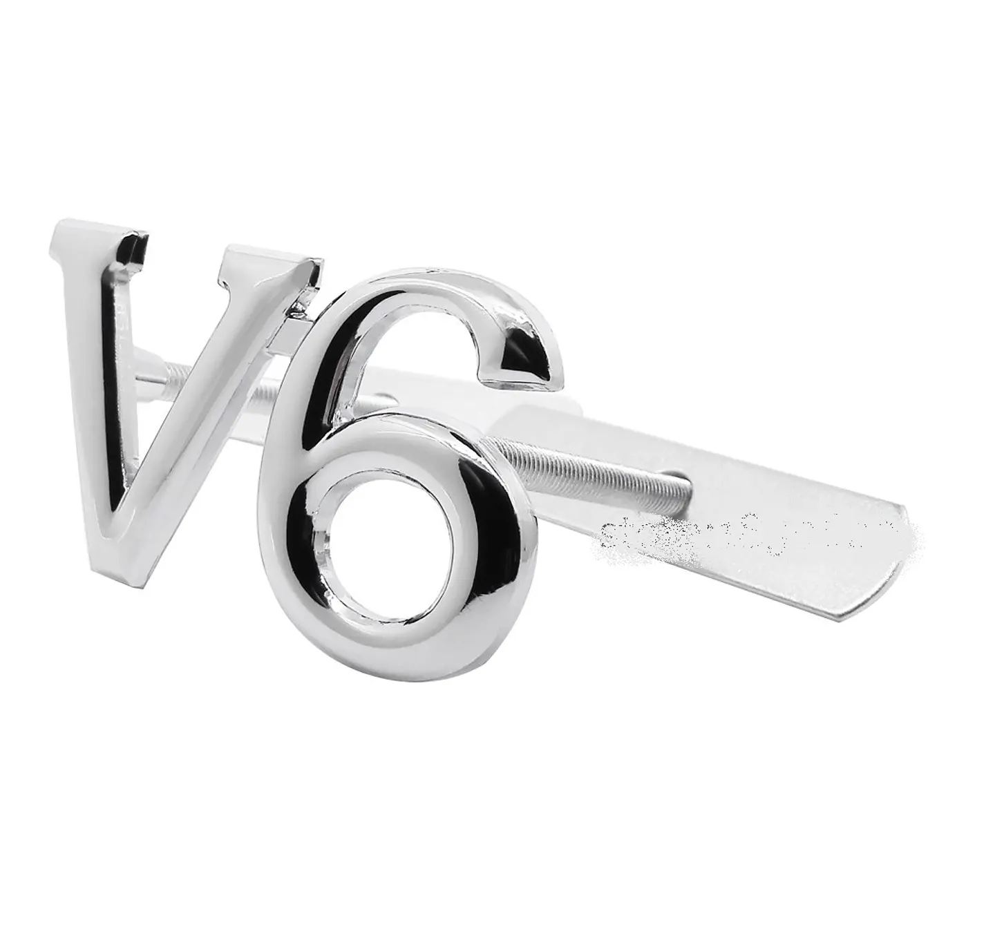Logo Multimarcas Emblema Frontal Parrilla V6 7.7x3.8cm Cromado 1