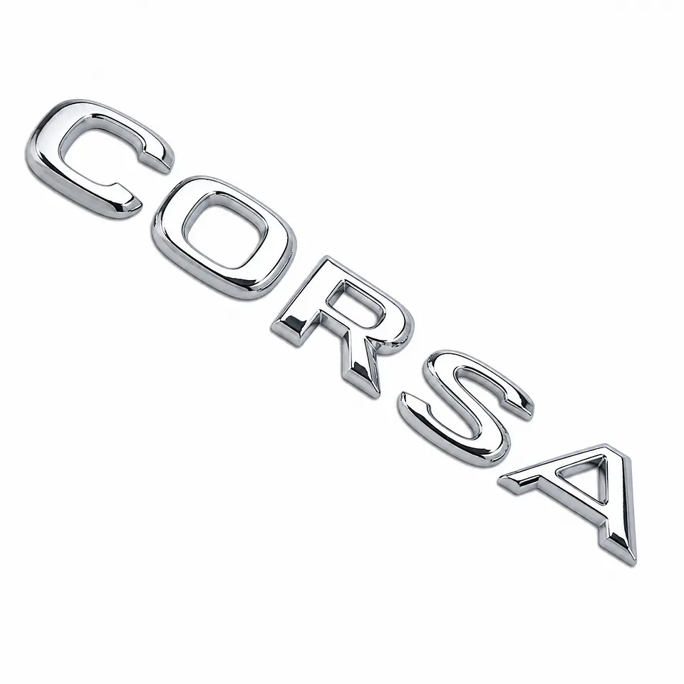 Logo Emblema Para Opel Corsa 14.3x2cm 1