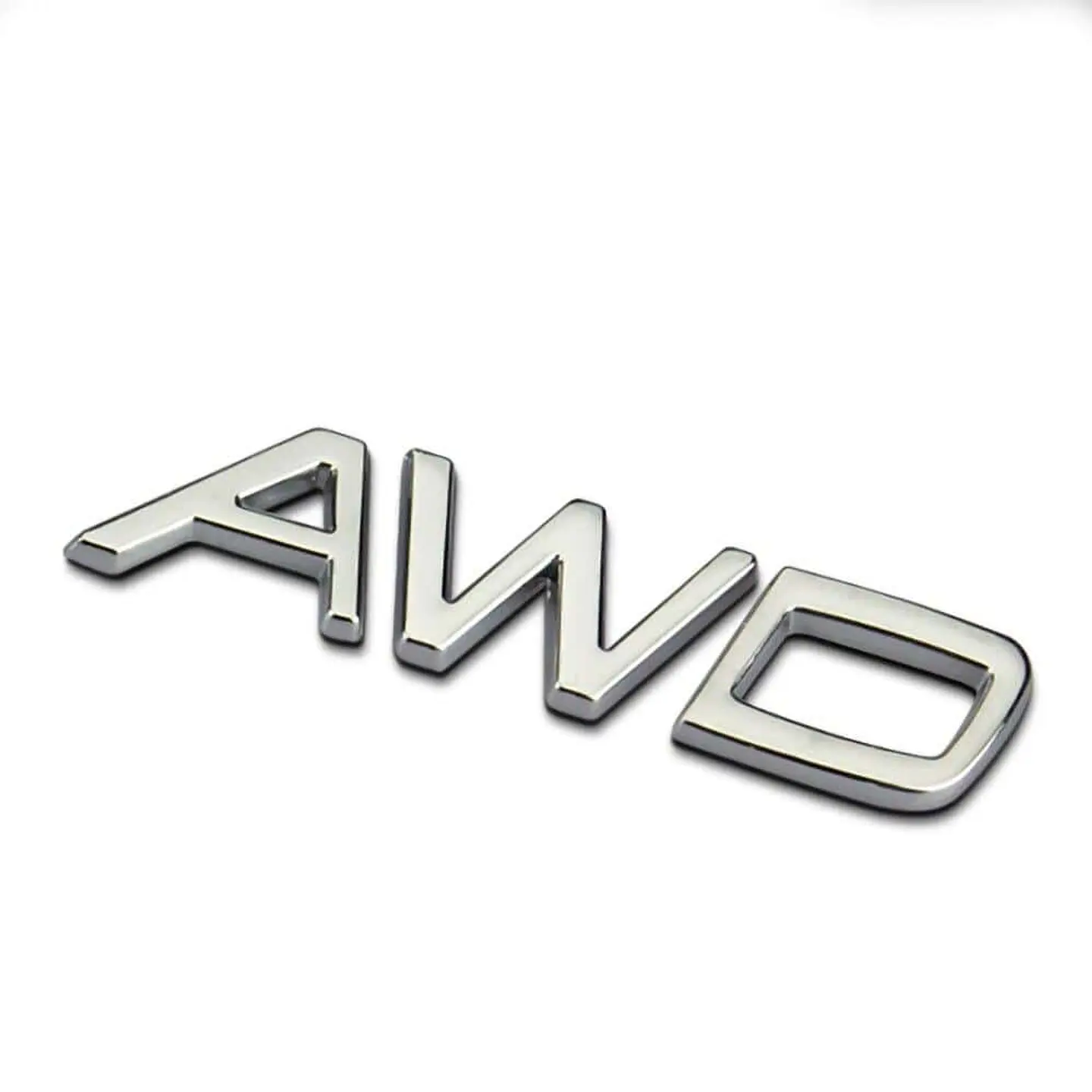 Logo Emblema Para Volvo Awd 8.1x1.9cm Cromado 1