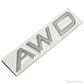 Logo Emblema Para Volvo Awd 8.1x1.9cm Cromado - Miniatura 2
