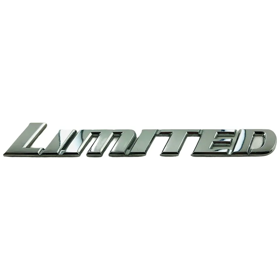 Logo Emblema Para Toyota Limited 14.6x2.1cm Cromado 2