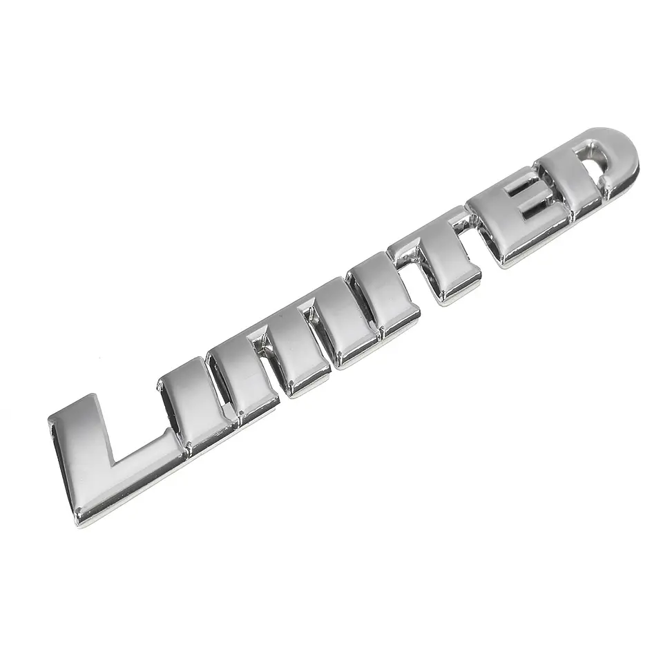 Logo Emblema Para Toyota Limited 14.6x2.1cm Cromado 4