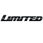 Logo Emblema Para Toyota Limited 14.6x2.1cm Negro - Miniatura 1