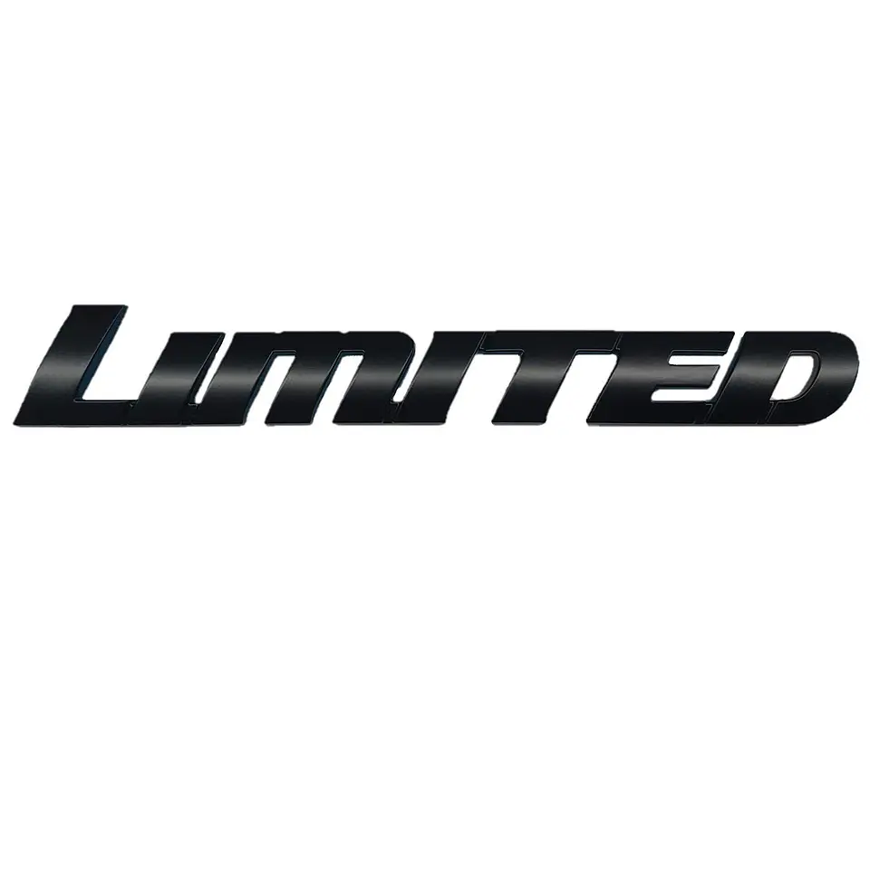 Logo Emblema Para Toyota Limited 14.6x2.1cm Negro 1