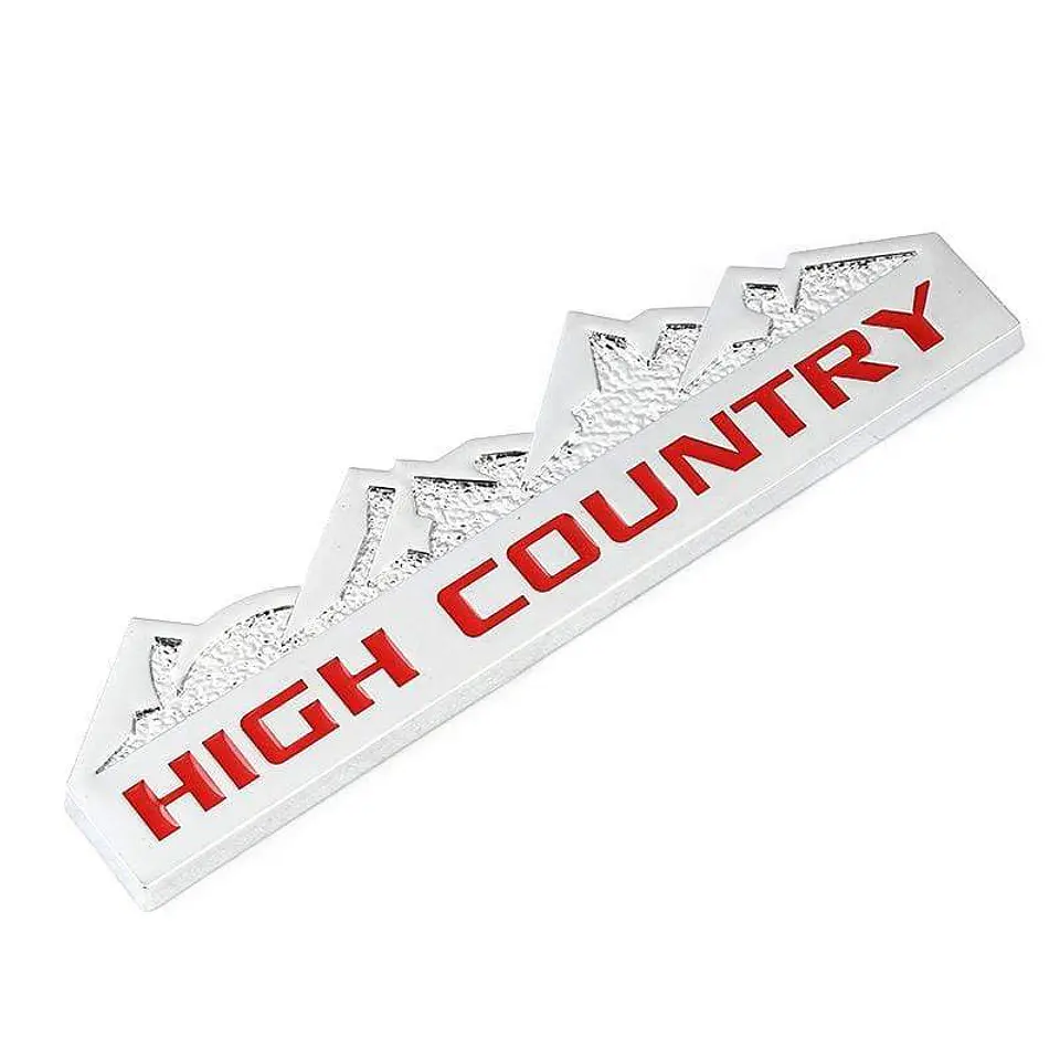 Logo Emblema Para Chevrolet High Country 12.4x3.4cm 2