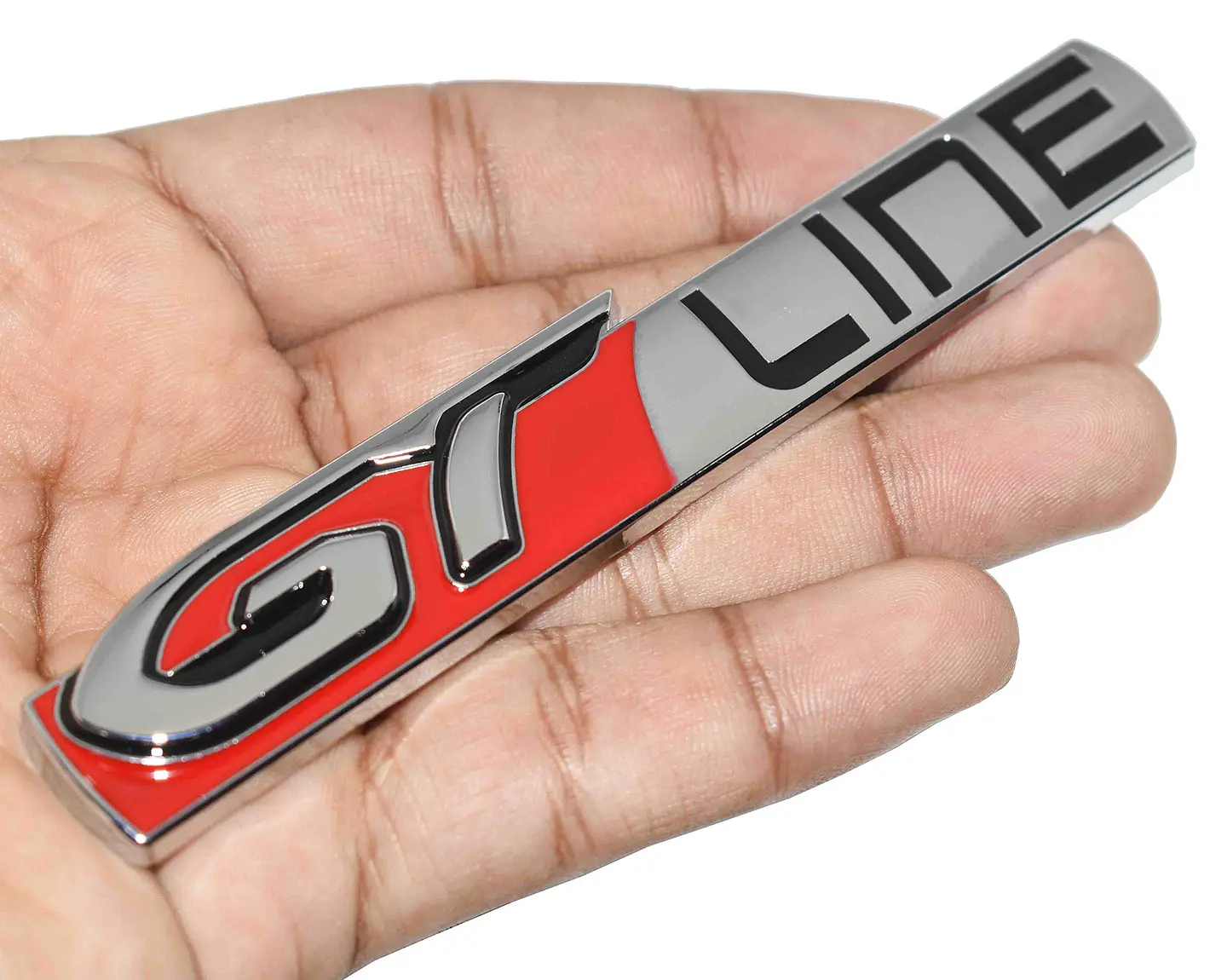 Emblema Logo Gt Line Para Peugeot 11.3x2cm Cromado 2