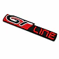 Emblema Logo Gt Line Para Peugeot 11.3x2cm Negro Rojo Blanco - Miniatura 1