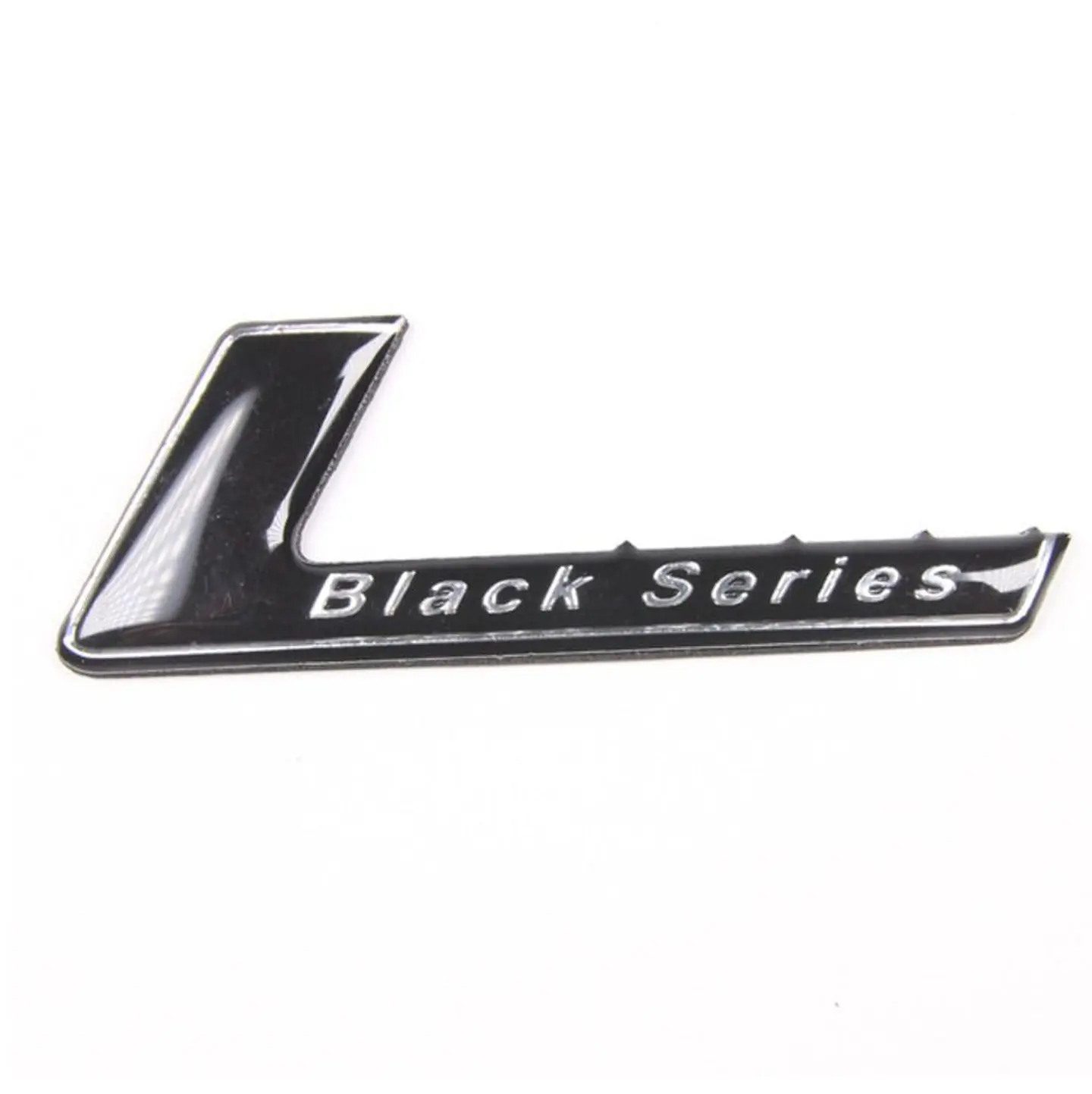 Logo Emblema Black Series Para Mercedes Benz 7.2x2.5cm Negro 5