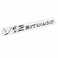 Logo Emblema V12 Biturbo Para Mercedes Benz Cromado - Miniatura 1