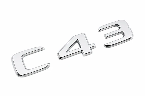Logo Emblema C43 Para Mercedes Benz