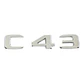 Logo Emblema C43 Para Mercedes Benz - Miniatura 3