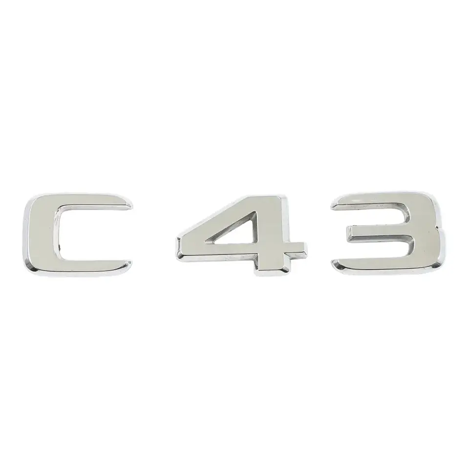 Logo Emblema C43 Para Mercedes Benz 3