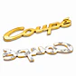 Logo Emblema Coupe Multimarca 9.5x1.8cm Metálico Dorado - Miniatura 2