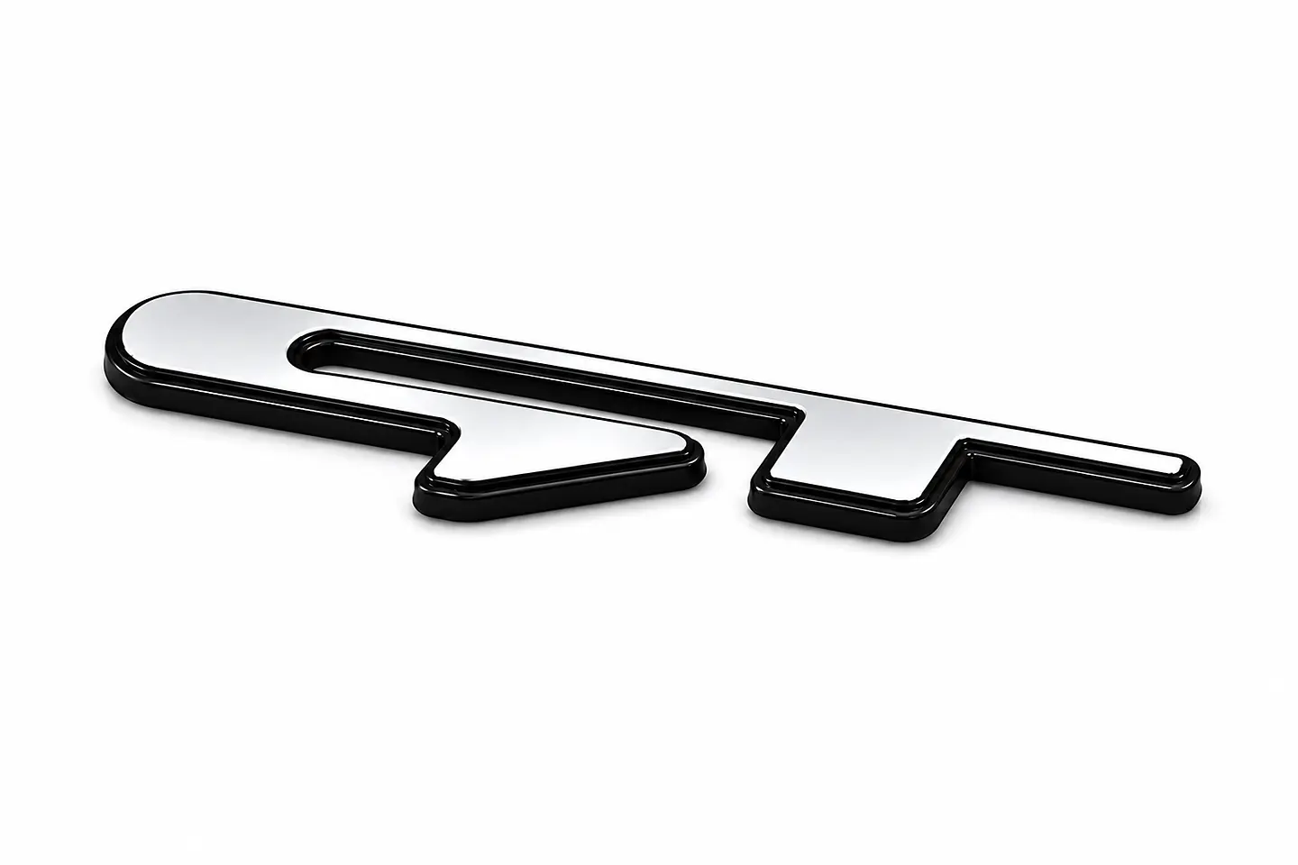 Emblema Logo Gt Multimarca 10.5x1.7cm Para Peugeot Kia Etc Negro 1