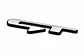 Emblema Logo Gt Multimarca 10.5x1.7cm Para Peugeot Kia Etc Negro - Miniatura 1