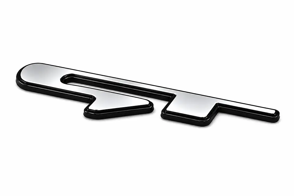 Emblema Logo Gt Multimarca 10.5x1.7cm Para Peugeot Kia Etc Negro 2