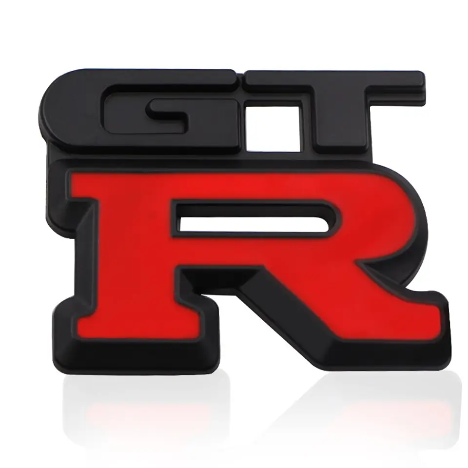 Logo Emblema Adhesivo Gtr Nissan Skyline Tuning 6.4x5.3cm  1