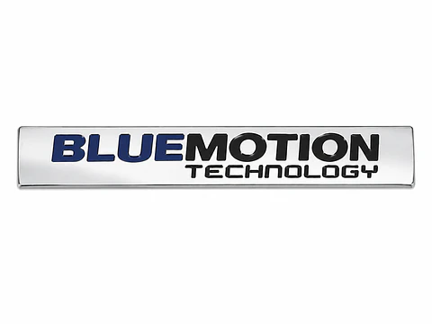 Logo Bluemotion Technology Para Volkswagen 10x1.5cm Plástico