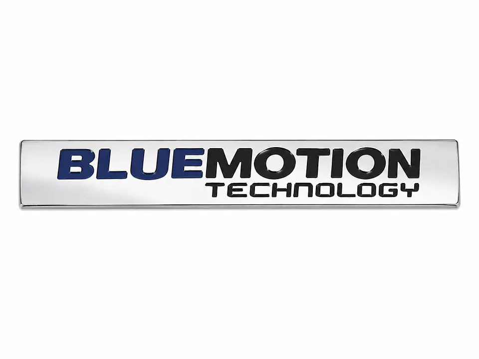 Logo Bluemotion Technology Para Volkswagen 10x1.5cm Metal 1
