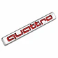 Logo Emblema Quattro Para Audi 6.8x1cm - Miniatura 1