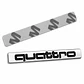 Logo Emblema Quattro Para Audi 6.8x1cm - Miniatura 2